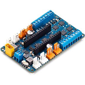 Arduino Nano Motor Carrier [ABX00041] - Add-on for The Nano 33 IoT Board to Facilitate Motor Control - ATSAMD11 Arm Cortex-M0+ 48MHz - 4 Motor Drivers MP6522