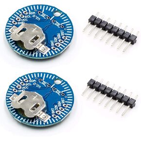 HiLetgo 2pcs DS3231 DS3231SN RTC Module Real Time Clock Memory Module V2.0 I2C with PinHeader