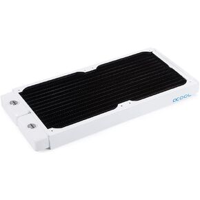 Alphacool NexXxos ST30 Full Copper 280mm Radiator V.2, 140mm x 2, Dual Fan, White
