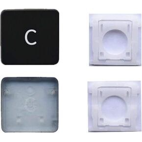 Replacement Individual AP11 Type C Key Cap and Hinges are Applicable for MacBook Pro A1425 A1502 A1398 for MacBook Air A1369/A1466 A1370/A1465 Keyboard to Replace The C Key Cap and Hinge