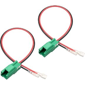 RED WOLF Front Door Speaker Harness Fit for 2018-2023 Tesla Model 3 Standard & Premium Sound Install Aftermarket Car Door Speaker Audio Plug & Play 2 PCS