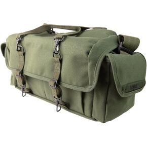 Domke F-1X Little Bit Bigger Canvas Camera Bag, Olive.