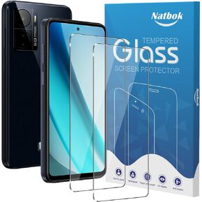 2 Pack Compatible with BLU G43 Screen Protector,Full Coverage 9H Tempered Glass Film,HD Clear Scratch Resistant,Bubble-Free for BLU G43 Screen Protector