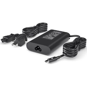 DONGNI 65W 45W USB Type C Laptop Charger for Dell XPS 13 7390 9360 9365 9370 9300 9305 9310 9315 9350 9380 9390 XPS 12 9250 Latitude 5420 5520 5290 7390 7420 Laptop Power Supply Cord (Slim 65W USB C)