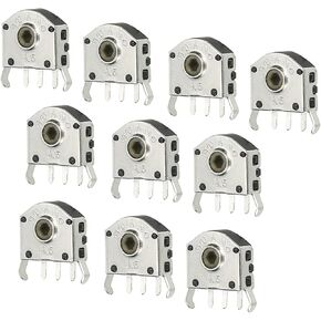 MECCANIXITY Mouse Wheel Encoder 4.5mm 300W Time Accurate Decoder Rotary Mouse Scroll Wheel Encoder 10 Pcs