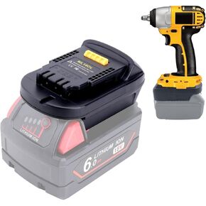 Adapter for Milwaukee to for Dewalt Power Tools, URUN MIL18DL Battery Adapter for Milwaukee M18 18V Battery Convert for Dewalt 20V Power Tools(No Battery)