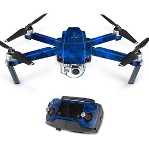 MightySkins Skin Compatible with DJI Mavic Pro Quadcopter Drone - Blue Ice | Protective, Durable, and Unique Vinyl Decal wrap Cover | Easy to Apply, Remove, and Change Styles | Made in The USA