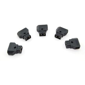 5pcs D-Tap Connector Jack Plug for Photography Power V-Mount Gold Mount Battery