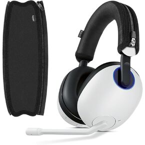 Headphone Headband Cover, INZONE H9 Headphone Band Cushion Compatible with Sony INZONE H3/ H5/ H7/ H9 Headphones, Thicker Sports Fabric Replacement Headband Cover Protector Pad (Black)