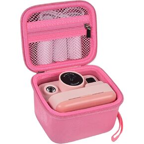 Case for Dylanto/for Anchioo/for Amzelas/ for MEETRYE Kids Camera Instant Print, 1080P Kid Instant Cameras Storage Holder Organizer Gifts Bag for Printing Paper and Toy Accessories, Blue-Only Box