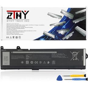 ZTHY 93Wh X9FTM Laptop Battery Replacement for Dell Precision 7770 7670 7780 7680 Series Notebook 05JMD8 5JMD8 0965V4 965V4 RCVVT 0NWDC0 NWDC0 0X26RT X26RT 11.55V 7650mAh 6-Cell