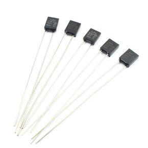 Bestol 5 Pcs for Aupo Thermal Fuse Cutoff 1A 2A 3A 5A 250V,84 102 115 125 130 135 145 150 C Degree LED Fuses Temperature Switches Control (130℃, 2A)