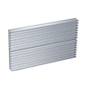 Easycargo 4pcs 60mm Heatsink 100x60x10mm, Aluminum Cooling Heat Sink, Cooler Heatsink for cooling LED panel (100mm x 60mm x 10mm) (Black)