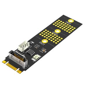New Version NGFF(M.2) Key B+M/B to SATA 2.5inch Adapter