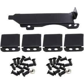 E-outstanding PCI Slot Bracket 1Set Black 3 Slots Fan Mount Rack for Video Card Cooling DIY Support,8cm 9cm Fan Computer Radiator Holder