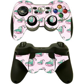 MightySkins Glossy Glitter Skin Compatible with Logitech Wireless Gamepad F710 - Rainbow Pegasus | Protective, Durable High-Gloss Glitter Finish | Easy to Apply and Change Styles | Made in The USA