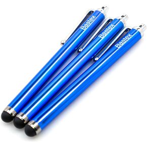 مجموعة باستيكس أون ذا جو مكونة من 3 أقلام شاشة تعمل باللمس باللون الأزرق لأجهزة iPad iPhone وSamsung وMotorola وLG in Kuwait