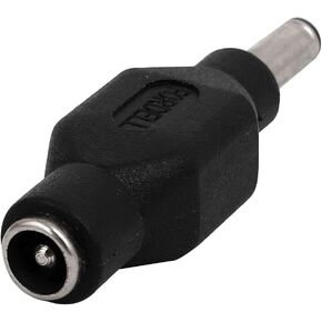 uxcell 5.5mm x 2.1mm Female to 4.5mm x 3mm Male Jack DC Power Adapter Connector Black