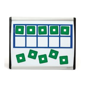 Didax Educational Resources Set UNIFIX Magnetic Ten-Frames, Multicolor