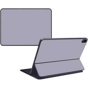 MightySkins Skin Compatible with Apple iPad Pro Smart Keyboard 11" (2018) - Solid Gray - Protective, Durable and Unique Vinyl Decal wrap Cover - Easy to Apply and Change Styles - Made in The USA