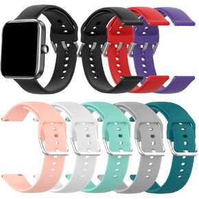 RuenTech Compatible with FITVII HM57 HM78 & Morepro HM78 Smart Watch Bands, Replacement Flexible Silicone Bands for FITVII HM57 HM78 & Morepro HM78 1.83'' Smartwatch