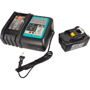 18V 5.0Ah Replacement Battery for Makita BL1850B,Replace Charger for Makita DC18RC DC18RD DC18RF，Compatible with BL1860 BL1850 BL1840 BL1830 LXT400，Batería de Repuesto Makita