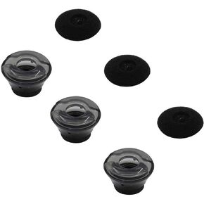Medium Size 3PCS Replacement Eartips Kit Ear Buds Ear Gels for Voyager 5200 Earphones Ear Tips Earbuds Eargels Compatible with VOYAGER 5200, M Size Silicone Tips & Foam Cover