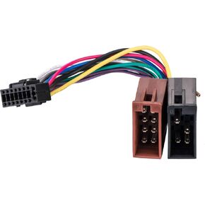 ISO Wire Harness for Kenwood Into Stereo 16 Pin Aftermarket OEM Stereo