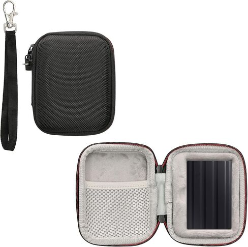kwmobile Hard Case Compatible with Samsung Portable SSD T7 Shield - Case for Carrying Portable SSD Drive - Black in Saudi Arabia