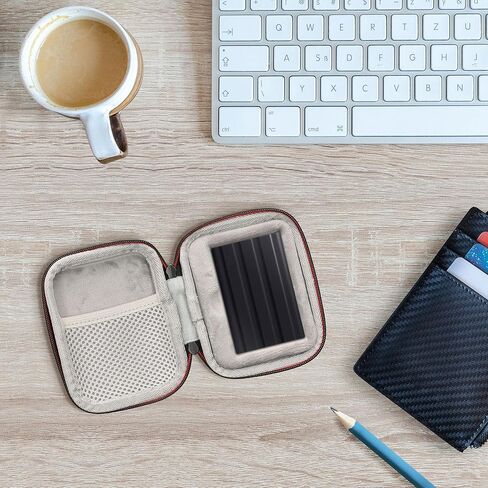 kwmobile Hard Case Compatible with Samsung Portable SSD T7 Shield - Case for Carrying Portable SSD Drive - Black in Saudi Arabia