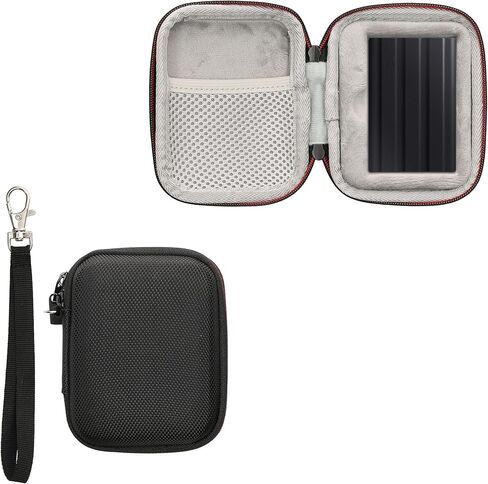 kwmobile Hard Case Compatible with Samsung Portable SSD T7 Shield - Case for Carrying Portable SSD Drive - Black in Saudi Arabia