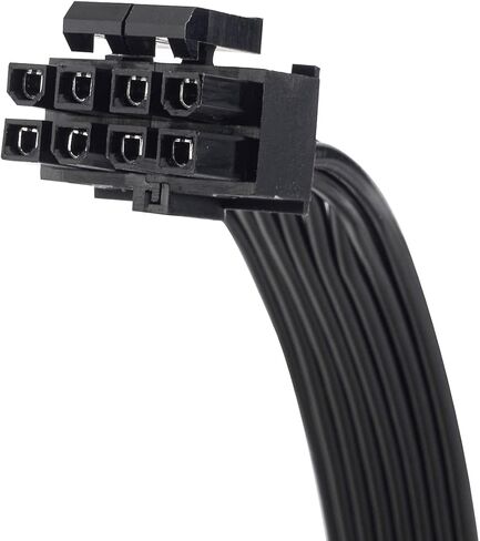 كابل PSU 8 Pin إلى 4+4 Pin CPU، كابل EPS ذكر إلى ذكر لإمدادات الطاقة المعيارية التركيز الموسمي 28 بوصة أسود in Kuwait