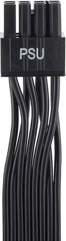 كابل PSU 8 Pin إلى 4+4 Pin CPU، كابل EPS ذكر إلى ذكر لإمدادات الطاقة المعيارية التركيز الموسمي 28 بوصة أسود in Kuwait