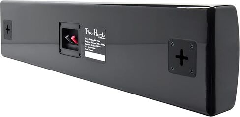 مكبر صوت Earthquake Sound Theia Center Channel - (4) مكبرات صوت مخروطية من نوع Kevlar مقاس 4 بوصات، (2) مكبرات صوت كبيرة ذات قبة حريرية من النيوديميوم مقاس 1 بوصة، ومبرد سلبي SLAPS مقاس 10 بوصات - بيانو فردي عالي اللمعان باللون الأسود in Kuwait