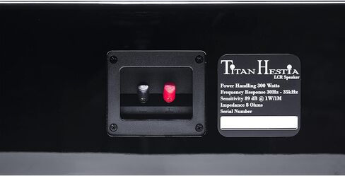 مكبر صوت Earthquake Sound Theia Center Channel - (4) مكبرات صوت مخروطية من نوع Kevlar مقاس 4 بوصات، (2) مكبرات صوت كبيرة ذات قبة حريرية من النيوديميوم مقاس 1 بوصة، ومبرد سلبي SLAPS مقاس 10 بوصات - بيانو فردي عالي اللمعان باللون الأسود in Kuwait