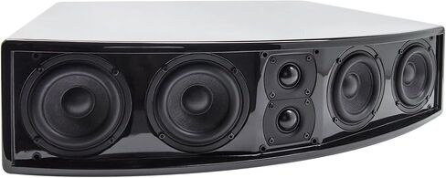 مكبر صوت Earthquake Sound Theia Center Channel - (4) مكبرات صوت مخروطية من نوع Kevlar مقاس 4 بوصات، (2) مكبرات صوت كبيرة ذات قبة حريرية من النيوديميوم مقاس 1 بوصة، ومبرد سلبي SLAPS مقاس 10 بوصات - بيانو فردي عالي اللمعان باللون الأسود in Kuwait