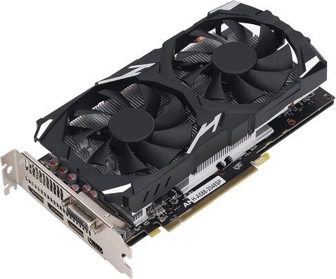 بطاقة رسومات VBESTLIFE RX580 سعة 8 جيجابايت، GDDR5، 256 بت، PCI Express 3.0 x16، 1284/7000 ميجاهرتز، 7680x4320، بطاقة فيديو للألعاب مع منافذ DVI و3DP (RX580 8GB GDDR5 256BIT) in Saudi Arabia