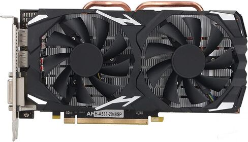 بطاقة رسومات VBESTLIFE RX580 سعة 8 جيجابايت، GDDR5، 256 بت، PCI Express 3.0 x16، 1284/7000 ميجاهرتز، 7680x4320، بطاقة فيديو للألعاب مع منافذ DVI و3DP (RX580 8GB GDDR5 256BIT) in Saudi Arabia