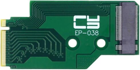 xiwai PCI-E 4.0 NGFF NVME 22x42mm to 22x80mm M-Key Male to Female Extension SSD Adapter Compatible with Legion Go Game Boy in Saudi Arabia