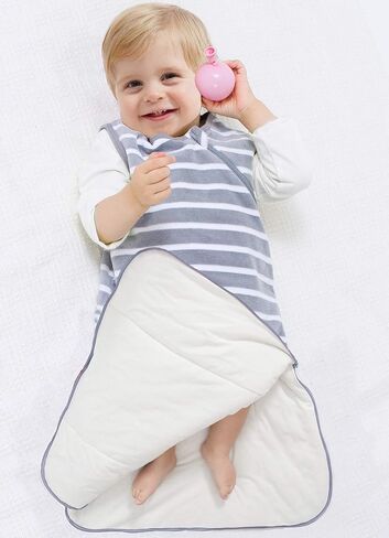 All Season Infants Baby Sleep Sack swaddles 0-36months Sleep Bag Sleeveless Warm Soft Wearable Blankets Tog1.5 in Saudi Arabia
