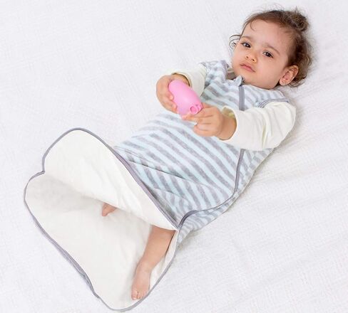 All Season Infants Baby Sleep Sack swaddles 0-36months Sleep Bag Sleeveless Warm Soft Wearable Blankets Tog1.5 in Saudi Arabia