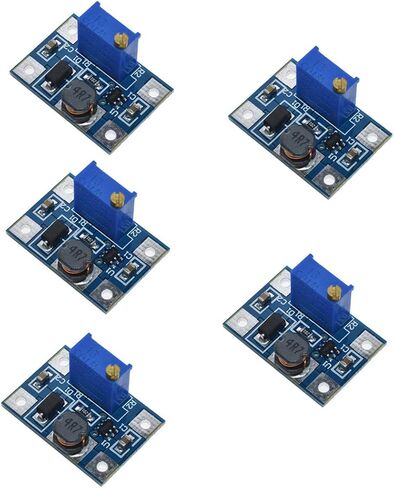 HiLetgo 5PCS SX1308 DC-DC Step up Power Module Adjustable Booster Module Big Current 2A in Saudi Arabia