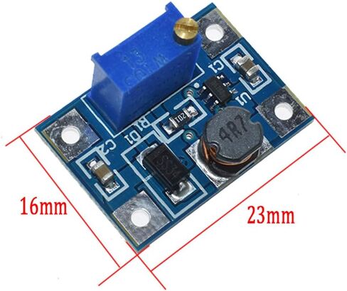 HiLetgo 5PCS SX1308 DC-DC Step up Power Module Adjustable Booster Module Big Current 2A in Saudi Arabia
