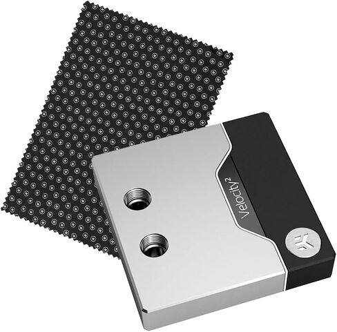 EKWB EK-Quantum Velocity 2 CPU Water Block 1700 D-RGB and EK-Loot Microfibre Cloth Bundle, Nickel/Plexi in Saudi Arabia