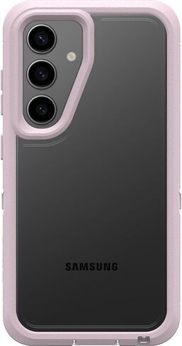 OtterBox Samsung Galaxy S24 Defender Series XT Clear Case - DARK SIDE (Clear/Black), screenless, rugged, lanyard attachment in Saudi Arabia