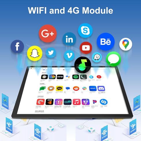 راديو ستيريو للسيارة لسيارة Toyota Tundra 2007-2013 Toyota Sequoia 2008-2018 Android 13 (8+128G) 13.1 بوصة تعمل باللمس راديو السيارة مع Carplay اللاسلكي وAndroid Auto WiFi GPS BT FM/AM كاميرا احتياطية in Saudi Arabia