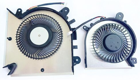 استبدال مروحة تبريد وحدة المعالجة المركزية الجديدة + وحدة معالجة الرسومات الجرافيكية الجديدة لـ MSI GF63 GF65 Thin MS-16R1 MS-16R2 MS-16R3 MS-16R5 WF65 PABD08008SH N413 PAAD06015SL N433 in Saudi Arabia