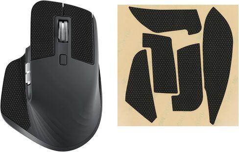 شريط قبضة الماوس kwmobile متوافق مع شريط قبضة Logitech MX Master 3S - جلد صناعي غير قابل للانزلاق - أسود in Saudi Arabia