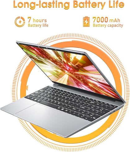 كمبيوتر محمول SGIN، كمبيوتر محمول مقاس 15.6 بوصة، أجهزة كمبيوتر محمولة مع ذاكرة وصول عشوائي DDR4 سعة 4 جيجابايت وذاكرة وصول عشوائي سعتها 128 جيجابايت SSD، ومعالج N4000، وكاميرا ويب، من النوع C، وHDMI صغير، وبطارية 53200 مللي واط في الساعة، وواي فاي 5، و2x in Saudi Arabia