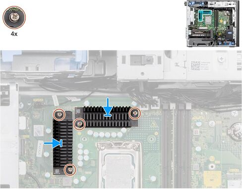 Deal4GO 2-Pack VR Heatsink VRM Thermal Pad HYPWT 0HYPWT replacement for Dell Precision 3680 Tower Desktop in Saudi Arabia